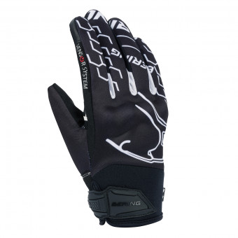 Motorcycle Gloves Bering Lady Walshe Black White