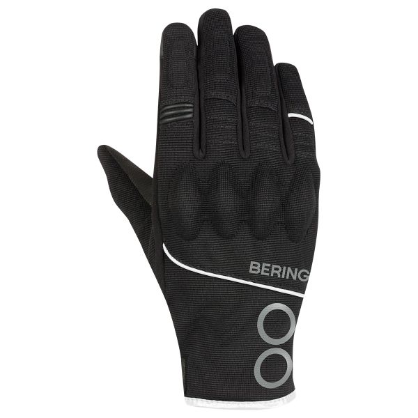 Motorcycle Gloves Bering Nassau Black white Gloves