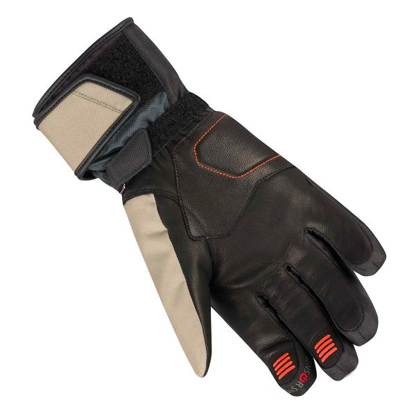 Bering Siberia Beige Grey Orange Gloves