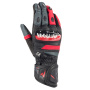 Motorcycle Gloves Bering Snap Black Grey Red Glove