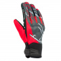 Motorcycle Gloves Bering Walshe Black Grey Red