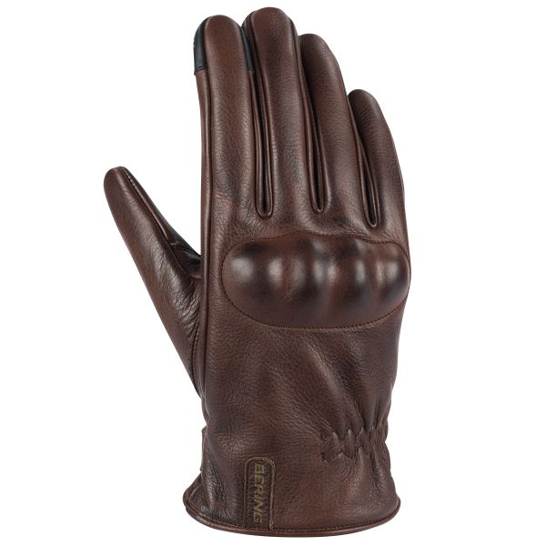 Motorcycle Gloves Bering Zack Brown Motorcycle Gloves Bering Zack Brown