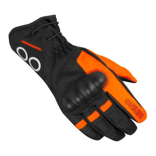 Motorcycle Gloves Bering Zephyr Grey Orange Gloves