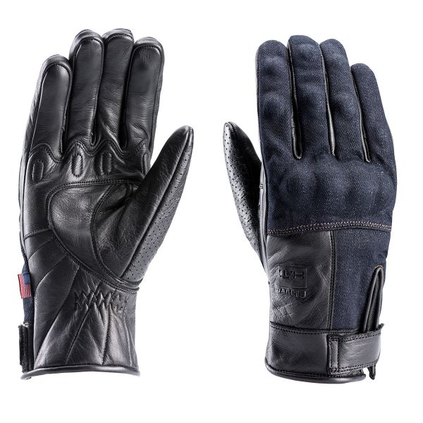 Motorcycle Gloves Blauer Combo Denim Black Motorcycle Gloves Blauer Combo Denim Black