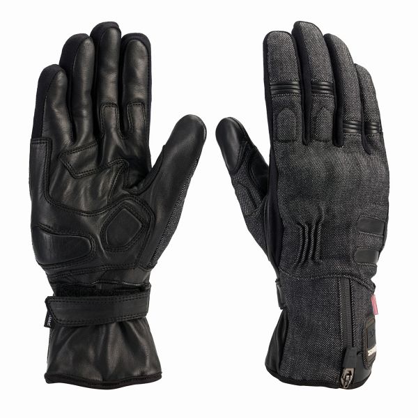 Motorcycle Gloves Blauer Union Winter Black Motorcycle Gloves Blauer Union Winter Black
