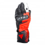 Motorcycle Gloves Dainese Carbon 4 Long Black Fluo Red White