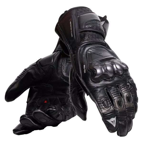 Motorcycle Gloves Dainese Fiero Metal Black Anthracite