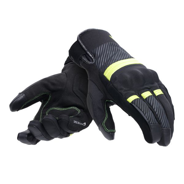 Dainese Fulmine D-Dry Black Yellow Fluo Dark Grey