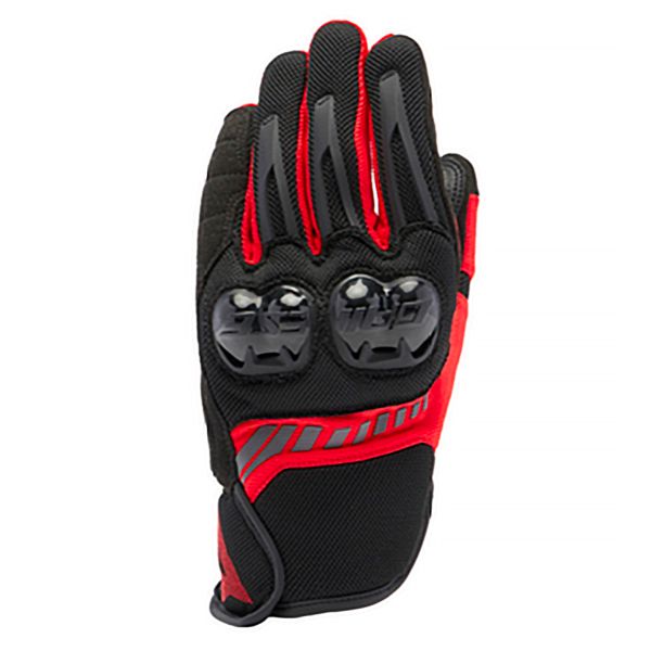 Motorcycle Gloves Dainese Mig 3 Air Black Red Lava Motorcycle Gloves Dainese Mig 3 Air Black Red Lava
