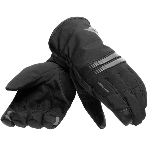 Motorcycle Gloves Dainese Plaza 3 D-Dry Black Anthracite Motorcycle Gloves Dainese Plaza 3 D-Dry Black Anthracite