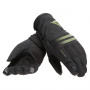 Motorcycle Gloves Dainese Plaza 3 Lady D-Dry Black Bronze Green