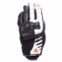 Motorcycle Gloves Dainese Reacto Carbon Short Woman Black White Red Fluo