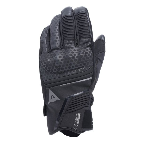 Motorcycle Gloves Dainese Tempest 2 D-Dry Short Black Motorcycle Gloves Dainese Tempest 2 D-Dry Short Black