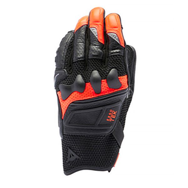 Motorcycle Gloves Dainese X-Ride 2 Black Red Fluo