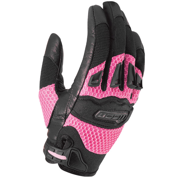 Motorcycle Gloves ICON Twenty-Niner Pink Woman