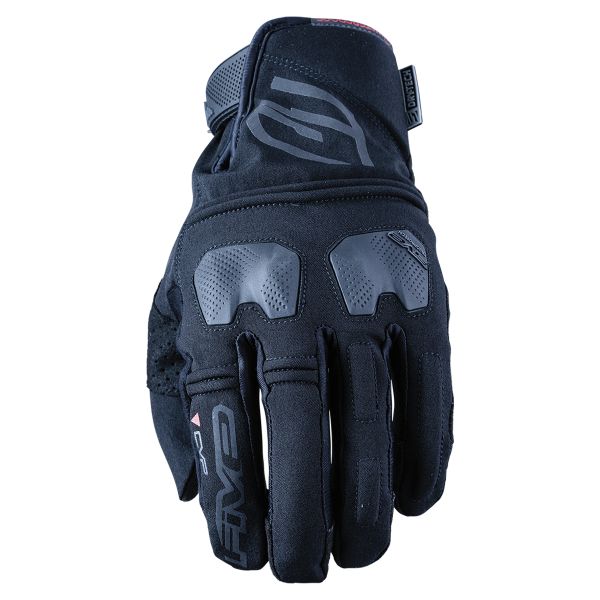 Motorcycle Gloves Five E-WP Black