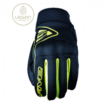Motorcycle Gloves Five Globe Black Fluo Yellow