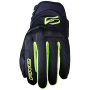 Motorcycle Gloves Five Globe Evo Black Fluo Yellow