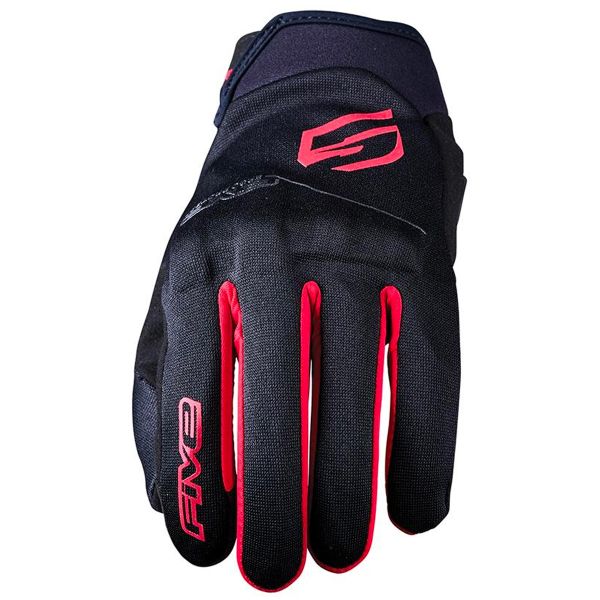 Motorcycle Gloves Five Globe Evo Black Red Motorcycle Gloves Five Globe Evo Black Red