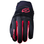Motorcycle Gloves Five Globe Evo Black Red