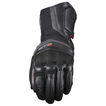 Motorcycle Gloves Five GT2 Evo WP Black