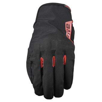 Motorcycle Gloves Five Ranger WP Black Red