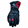 Motorcycle Gloves Five RFX Sport Black Red
