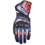 Motorcycle Gloves Five RFX Sport Evo Storm Blue fluo Red white