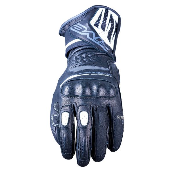 Motorcycle Gloves Five RFX Sport Woman Black White Motorcycle Gloves Five RFX Sport Woman Black White