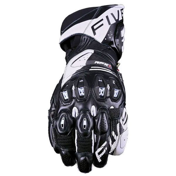 Motorcycle Gloves Five RFX1 Evo Black White
