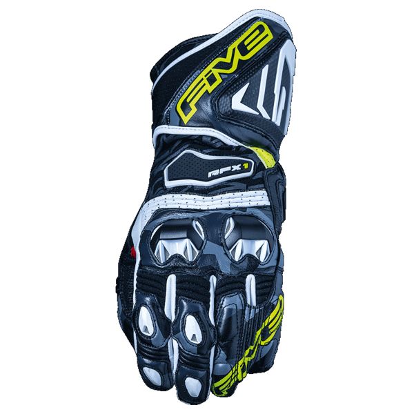 Motorcycle Gloves Five RFX1 Replica Camo Fluo Yellow Motorcycle Gloves Five RFX1 Replica Camo Fluo Yellow