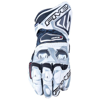 Motorcycle Gloves Five RFX1 Replica Camo White