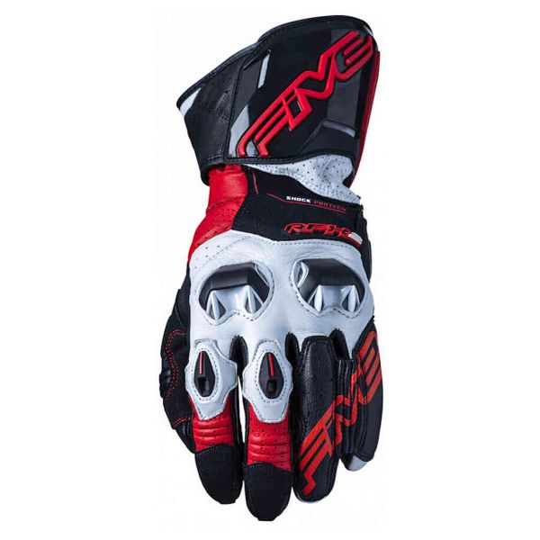 Motorcycle Gloves Five RFX2 20 Black Red