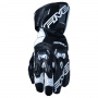 Motorcycle Gloves Five RFX2 20 Black White
