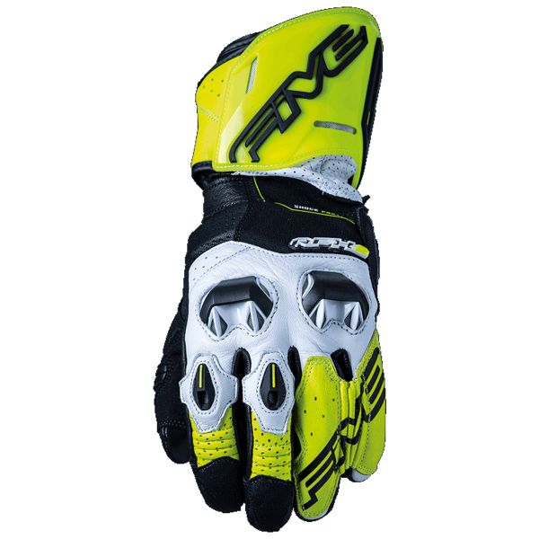 Motorcycle Gloves Five RFX2 20 Fluo Yellow Motorcycle Gloves Five RFX2 20 Fluo Yellow