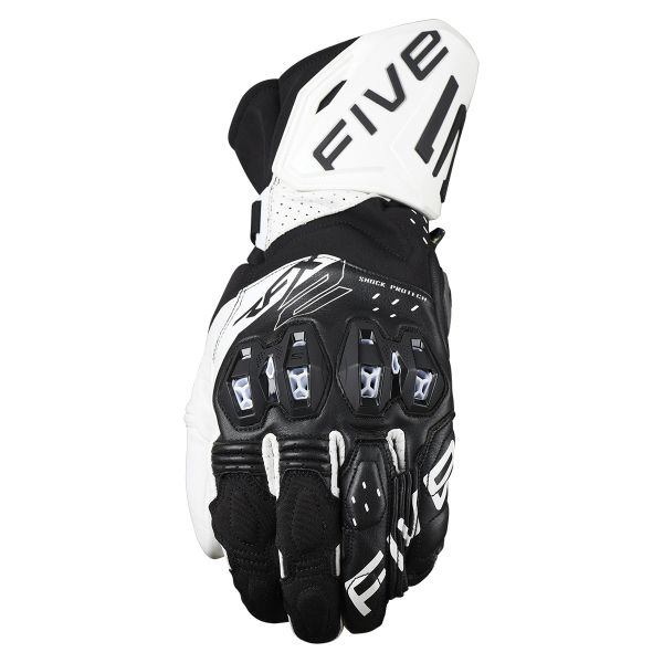 Motorcycle Gloves Five RFX2 Evo Black White