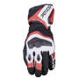 Motorcycle Gloves Five RFX4 Evo Airflow White Fluo Red