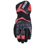 Motorcycle Gloves Five RFX4 Evo WP Black Fluo Red