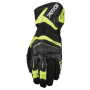 Motorcycle Gloves Five RFX4 Evo WP Black Fluo Yellow