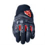 Motorcycle Gloves Five RS2 21 Black Red
