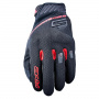 Motorcycle Gloves Five RS3 Evo Airflow Black Red