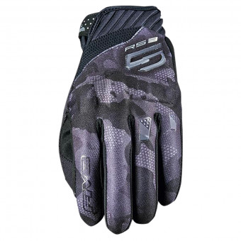 Motorcycle Gloves Five RS3 Evo Camo Black Motorcycle Gloves Five RS3 Evo Camo Black