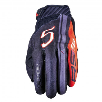 Motorcycle Gloves Five RS3 Evo Sport Black Red Motorcycle Gloves Five RS3 Evo Sport Black Red