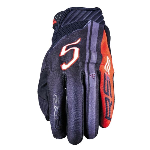 Motorcycle Gloves Five RS3 Evo Sport Black Red