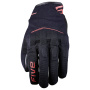 Motorcycle Gloves Five RS4 Evo Black Fluo Red