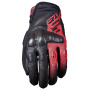 Motorcycle Gloves Five RSC Evo Black Fluo Red