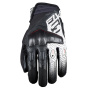Motorcycle Gloves Five RSC Evo Black White