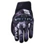 Motorcycle Gloves Five RSX Camo Black White