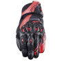 Motorcycle Gloves Five Sf1 Evo Black fluo Red