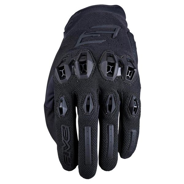 Motorcycle Gloves Five Stunt Evo 2 Black Motorcycle Gloves Five Stunt Evo 2 Black